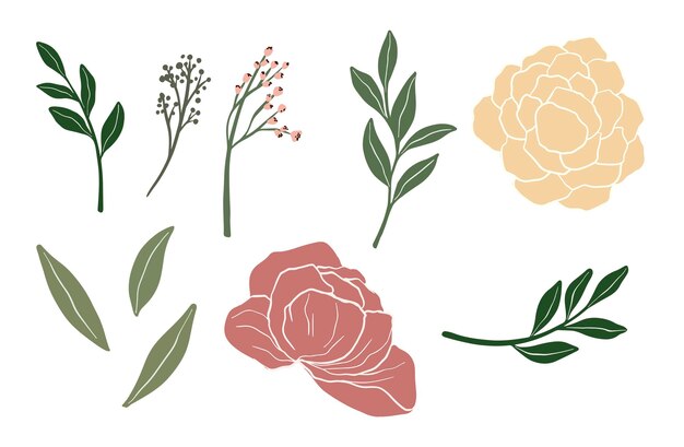 Fiori romantici estivi e primaverili, crisantemi, peonie, invito a nozze, biglietto di compleanno, colore pastello.