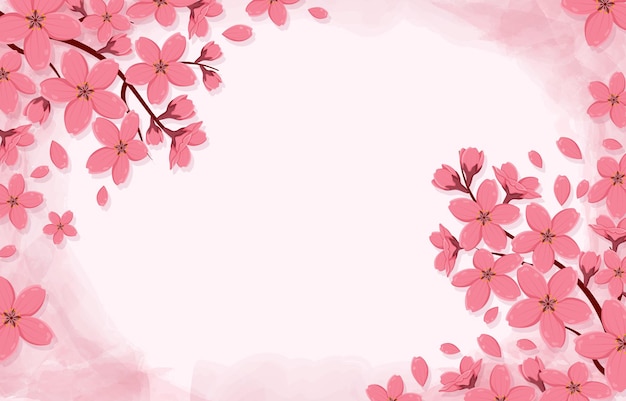 fiori rosa su uno sfondo rosa