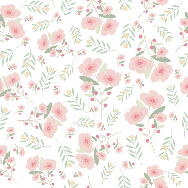 fiori seamless pattern