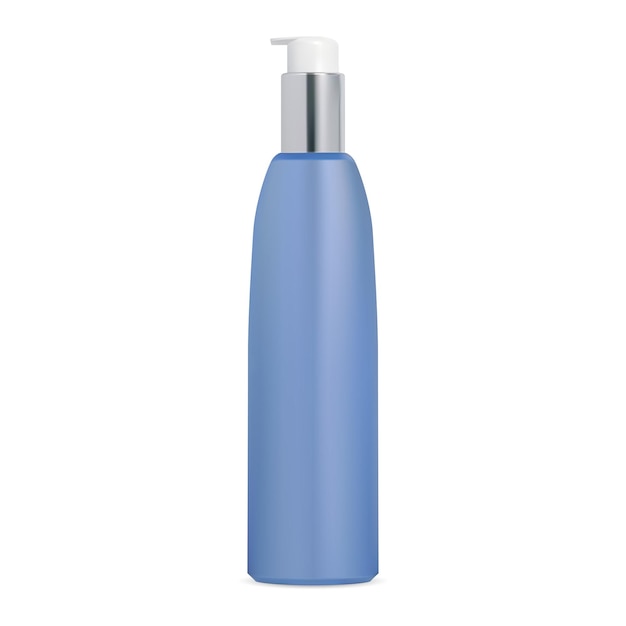 Flacone a pompa Contenitore dispenser cosmetico isolato Design vuoto per imballaggio siero viso