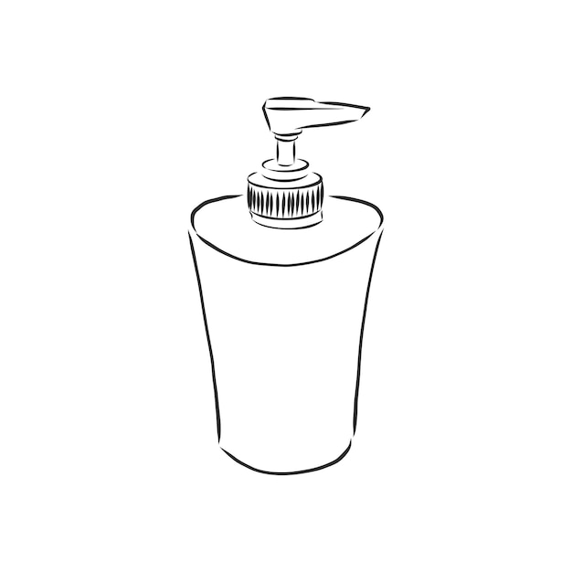 Flacone con sapone liquido e dispenser Vasetto per lozione balsamo o crema