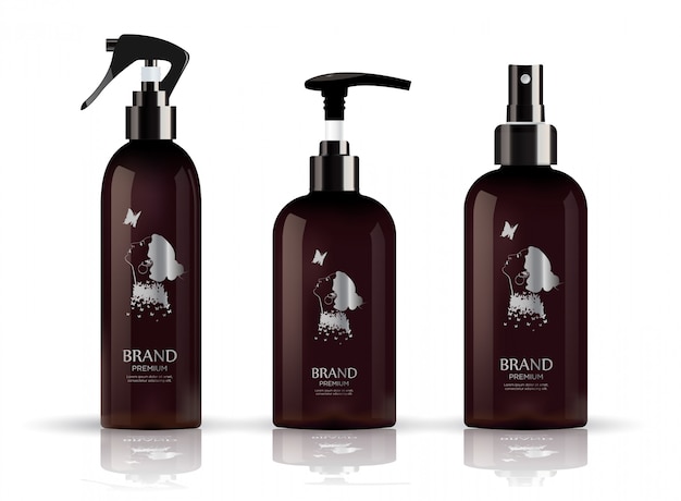 Flacone realistico per contenitore di crema cosmetica