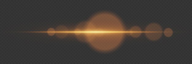 Flare delle lenti con effetto luminoso colorato e flare di luce su uno sfondo trasparente