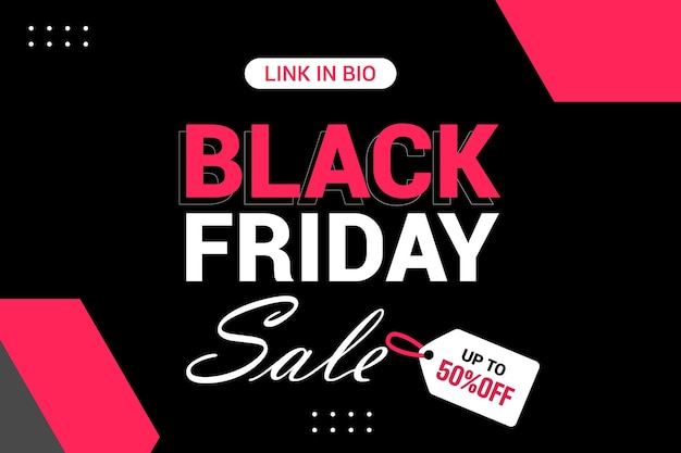 flat black friday Instagram post collection Instagram post black friday sale banner sui social media
