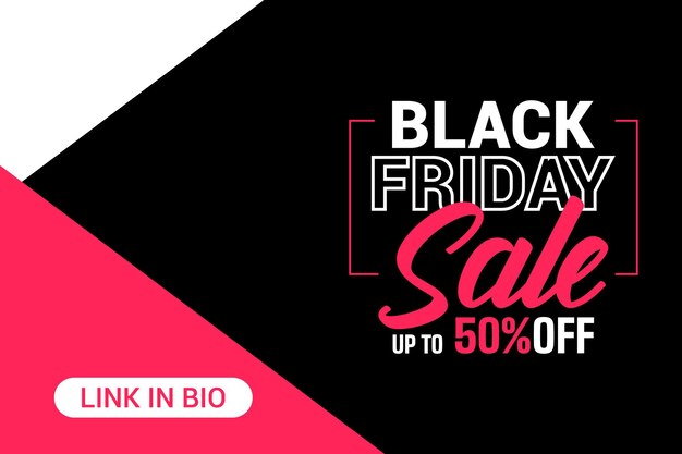 flat black friday Instagram post collection Instagram post black friday sale banner sui social media