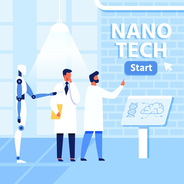 Flat Nano Tech Research Lab, Scienziati e Robot