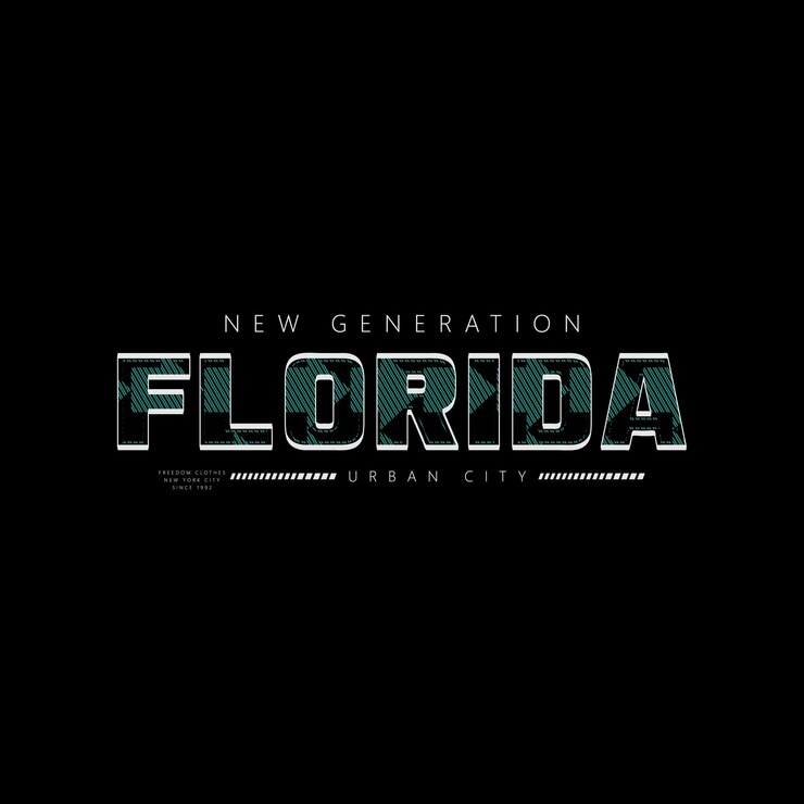 Florida cita il design grafico della maglietta