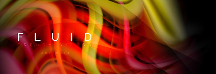 Vettore fluido d'onda fluente colori effetto di movimento holografico sfondo astratto illustrazione vettoriale