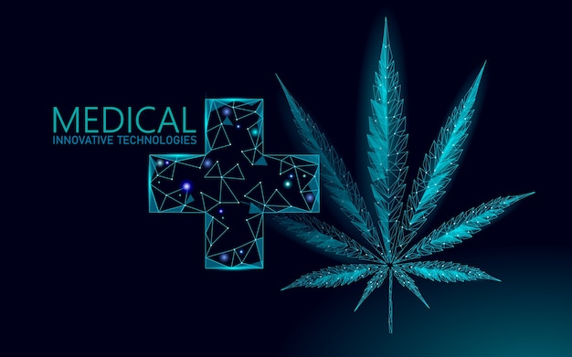 foglia di marijuana medica. Legalizza il concetto di trattamento del dolore medico. Simbolo della croce di cannabis erbaccia medicina. Illustrazione di prescrizione tradizionale dello stato legale.