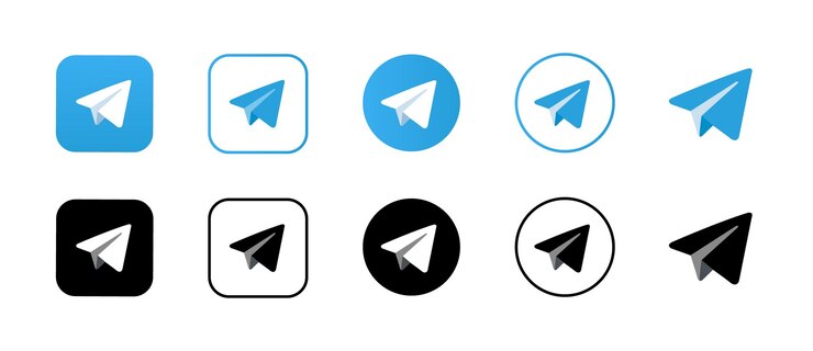 Foglio di icone Telegram Logo Telegram set libero vettoriale Telegram Icon Clip art