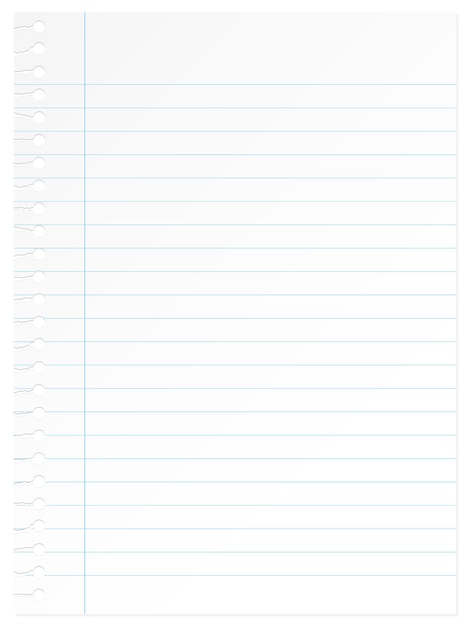 Foglio di taccuino