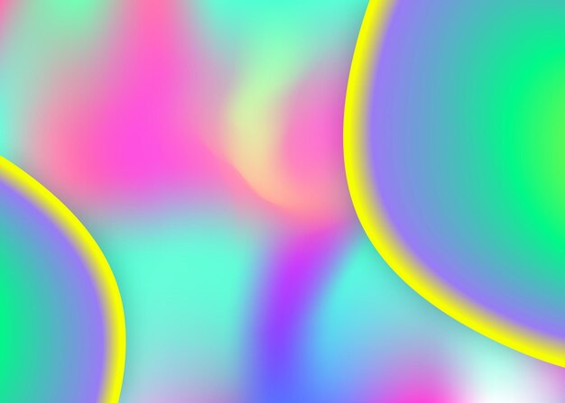 Fondo a forma fluida con elementi dinamici liquidi