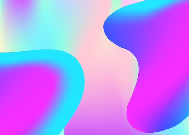 Fondo a forma fluida con elementi dinamici liquidi