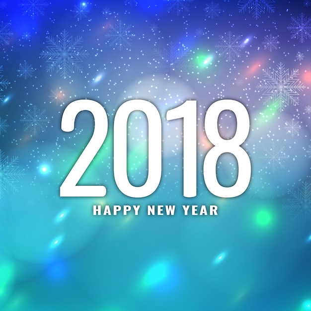 Fondo astratto del buon anno 2018