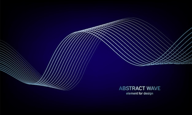 Fondo astratto dell'onda Equalizzatore della traccia di frequenza digitale