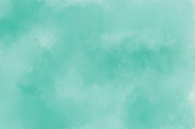 Fondo astratto della pittura dell'acquerello disegnato a mano di verde mare