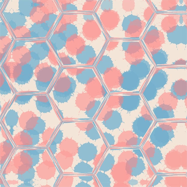 Fondo astratto di esagono Fondo geometrico variopinto