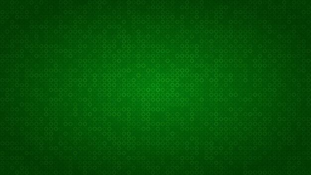 Fondo astratto di piccoli anelli nei colori verdi.