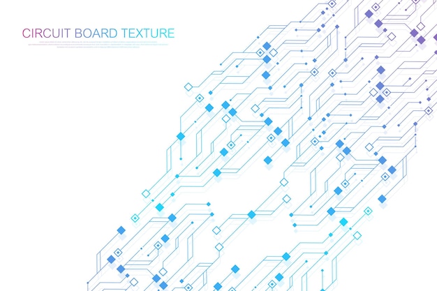 Fondo astratto di struttura del circuito stampato di tecnologia