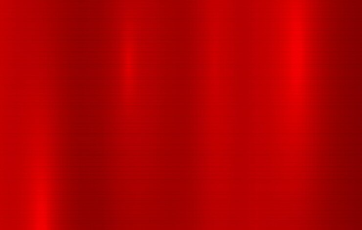 Fondo astratto di struttura del metallo Superficie metallica lucida Parete d'acciaio rossa libera