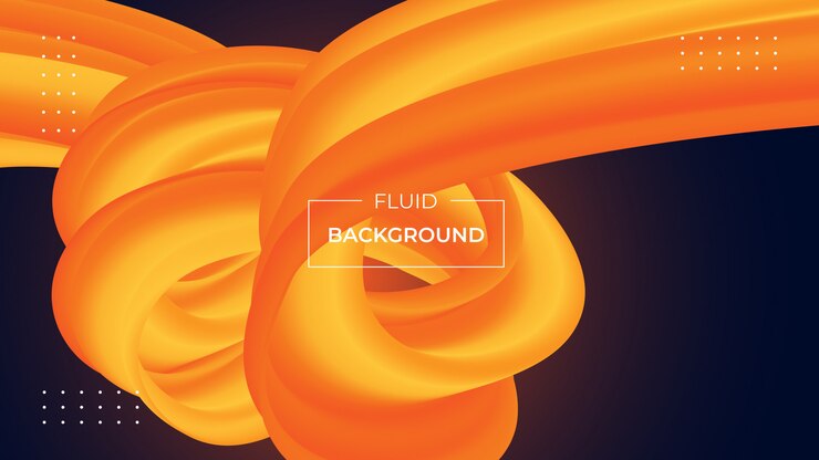 Vettore fondo astratto moderno con forme fluide 3d