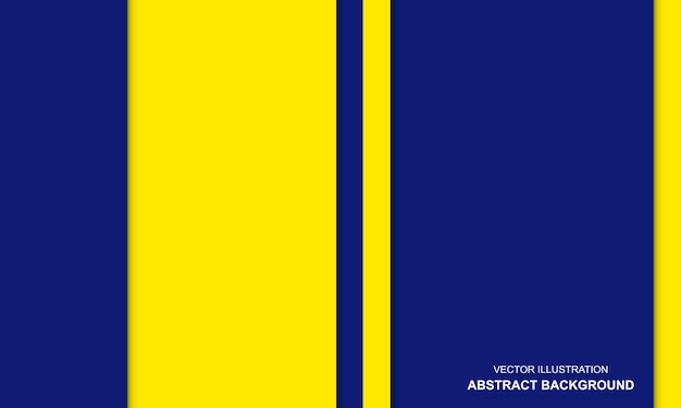 Fondo astratto moderno di colore blu e giallo