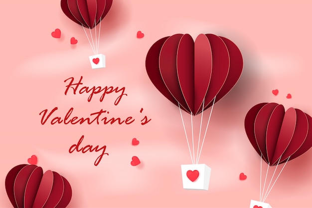 Fondo dell'estratto di San Valentino della carta dell'invito