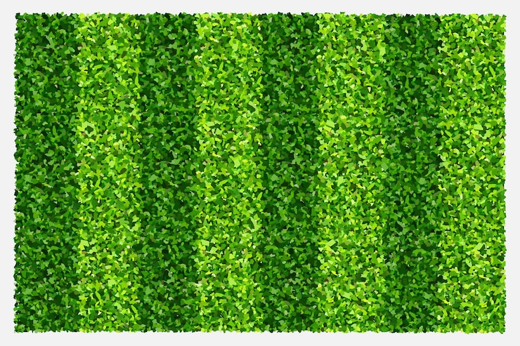 Vettore fondo di campo di erba verde per sport e ricreazione