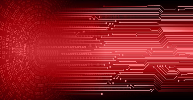 fondo di concetto di tecnologia futura del circuito cyber