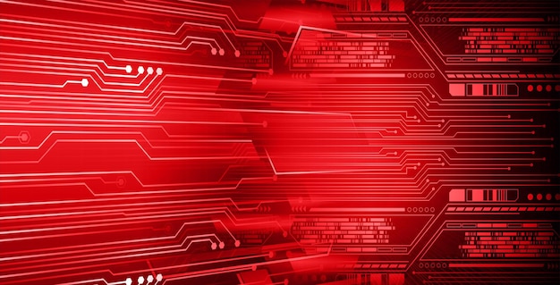 fondo di concetto di tecnologia futura del circuito cyber