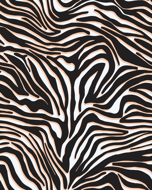 Fondo di struttura della stampa del modello della zebra