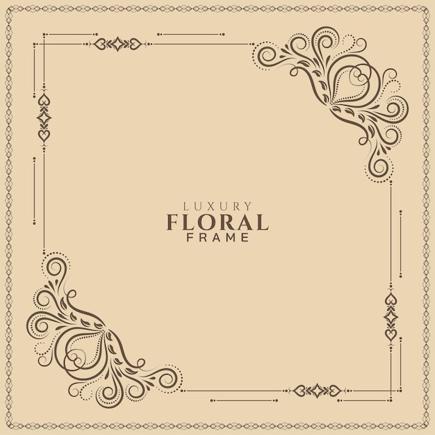 Fondo elegante della struttura floreale decorativa astratta