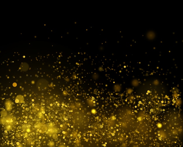 Fondo festivo dell'estratto del bokeh dell'oro