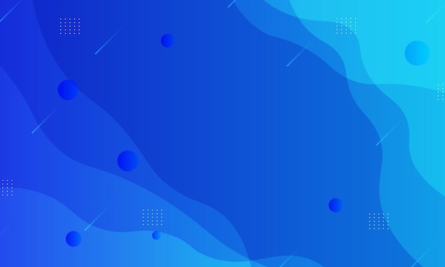 Fondo fluido blu astratto. Modello moderno per la pagina di destinazione.