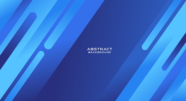 Fondo geometrico di forma blu moderna