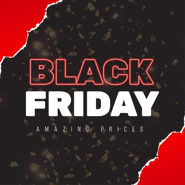 Fondo moderno della bandiera di vendita del Black Friday