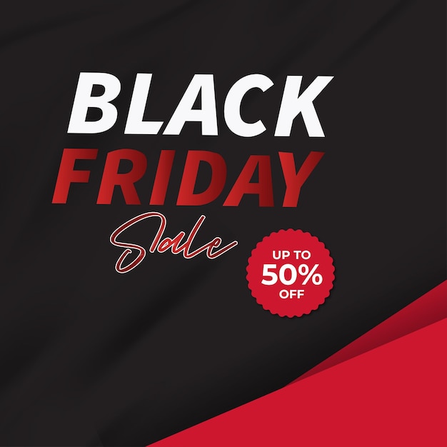 Fondo moderno della bandiera di vendita del Black Friday