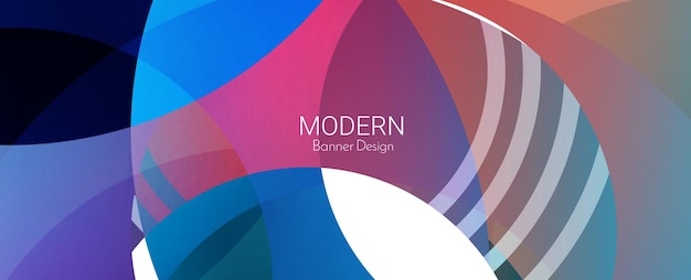 Fondo moderno ed elegante del modello dell'insegna variopinto geometrico astratto elegante