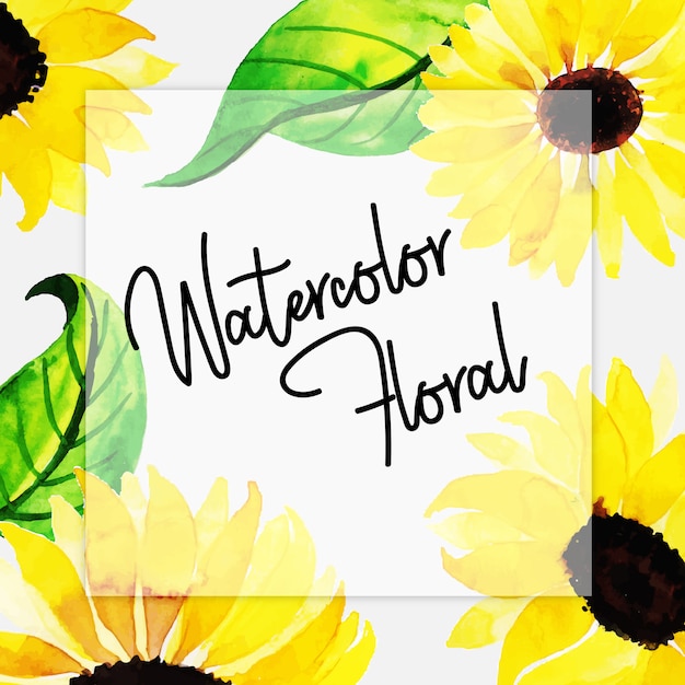 Fondo multiuso floreale della primavera dell&#39;acquerello