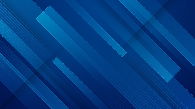Fondo nero e blu astratto moderno con composizione in linea d'oro