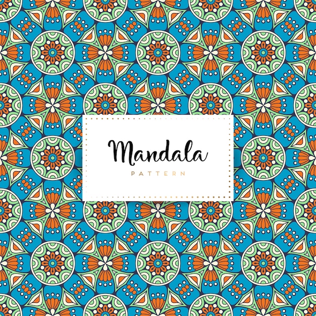 Fondo ornamentale di lusso del modello della mandala