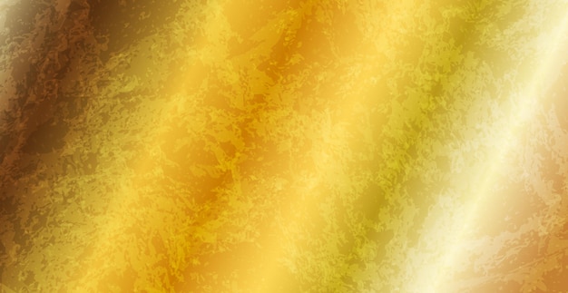 Fondo oro panoramico ricoperto di ruggine - Vector