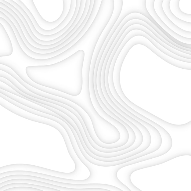 Fondo quadrato moderno astratto del papercut bianco