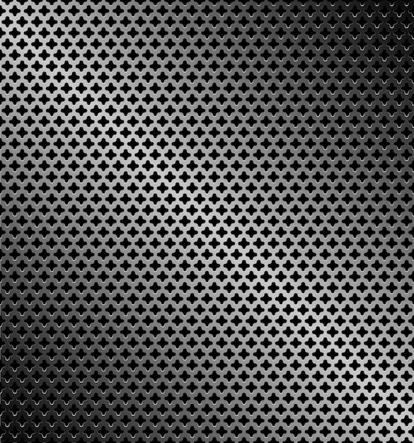 Fondo scuro metallico perforato astratto