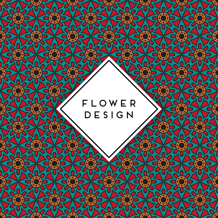 Vettore fondo senza cuciture con design arabo mandala