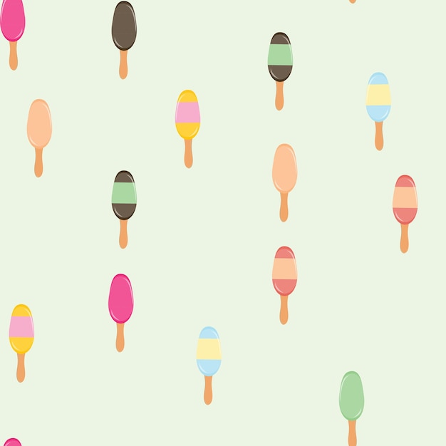 Fondo senza cuciture con gelato