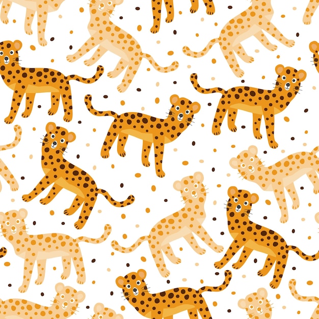 Fondo senza cuciture del modello del nuovo anno cinese con la carta del nuovo anno della tigre di tiraggio della mano di doodle