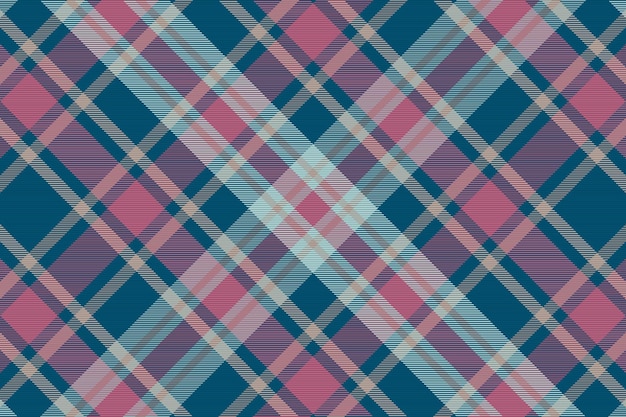 Fondo senza cuciture del modello del plaid del tartan. Trama tessile. Illustrazione vettoriale.