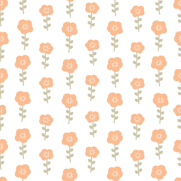 Fondo senza cuciture fiori d'arancio