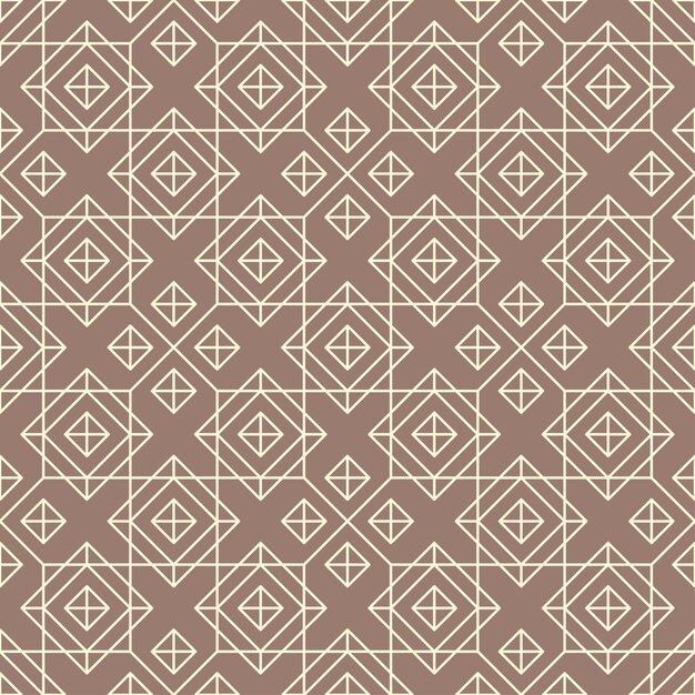 Fondo senza cuciture geometrico. Stampa grafica semplice. Trama di linea ripetuta vettoriale. Campione di rombo moderno. Forme minimaliste. Griglia a traliccio monocromatica alla moda. Geometria sacra hipster alla moda.
